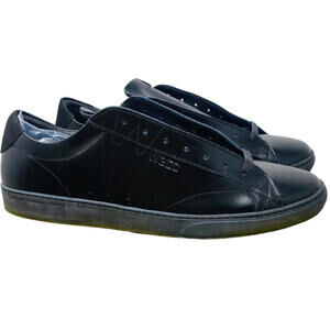 WeSC Solid Black Clopton Lowtop Men's Shoes Sneakers Size 13